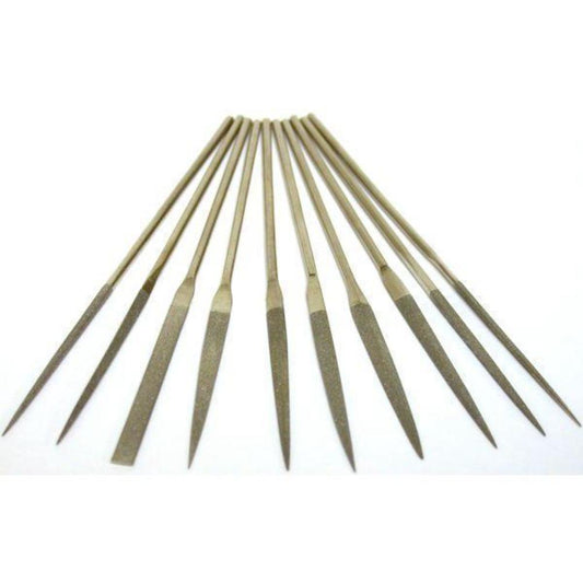Diamond Coated Needle Files Fine Grit 10Pcs