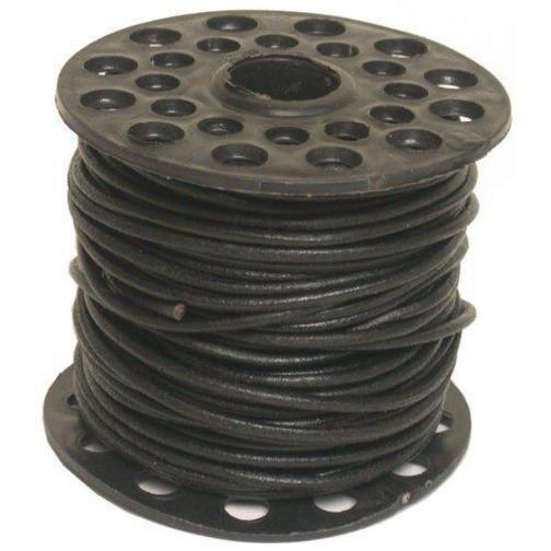 Leather Bead Stringing Cord Black 75 ft.