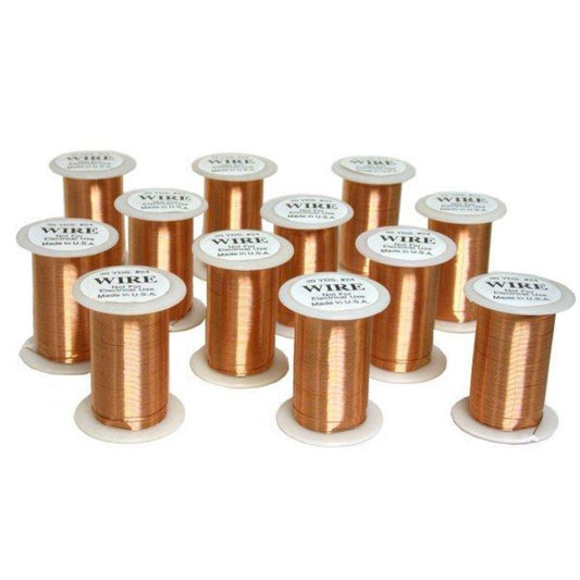Wire Copper Plated 24g 329M 12Pcs