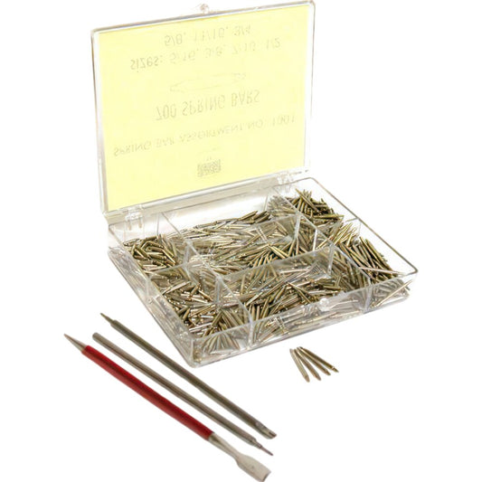 700 Spring Bars & 3 Watch Pin Link Band Remover Watchmaker Watchmakers Tools