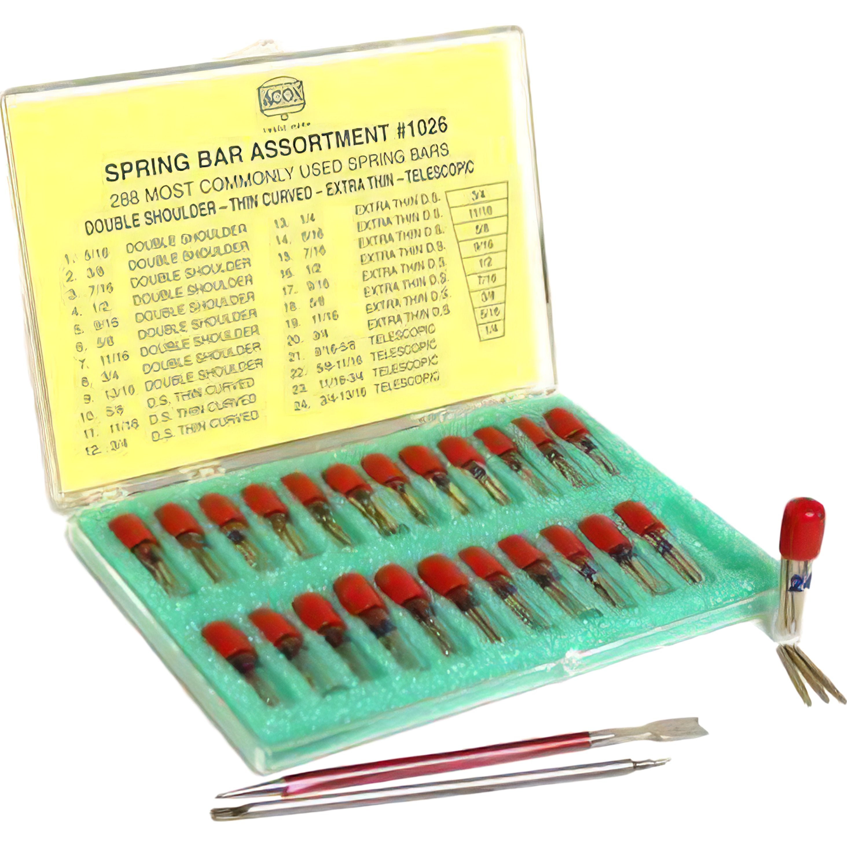 Watchmaker Spring 288 Spring Bars Set & 2 Watch Pin Link Remover Watchmaker Watchmakers ...