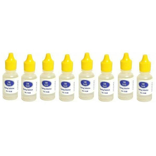 10k Gold Testing Acid 8 Bottles
