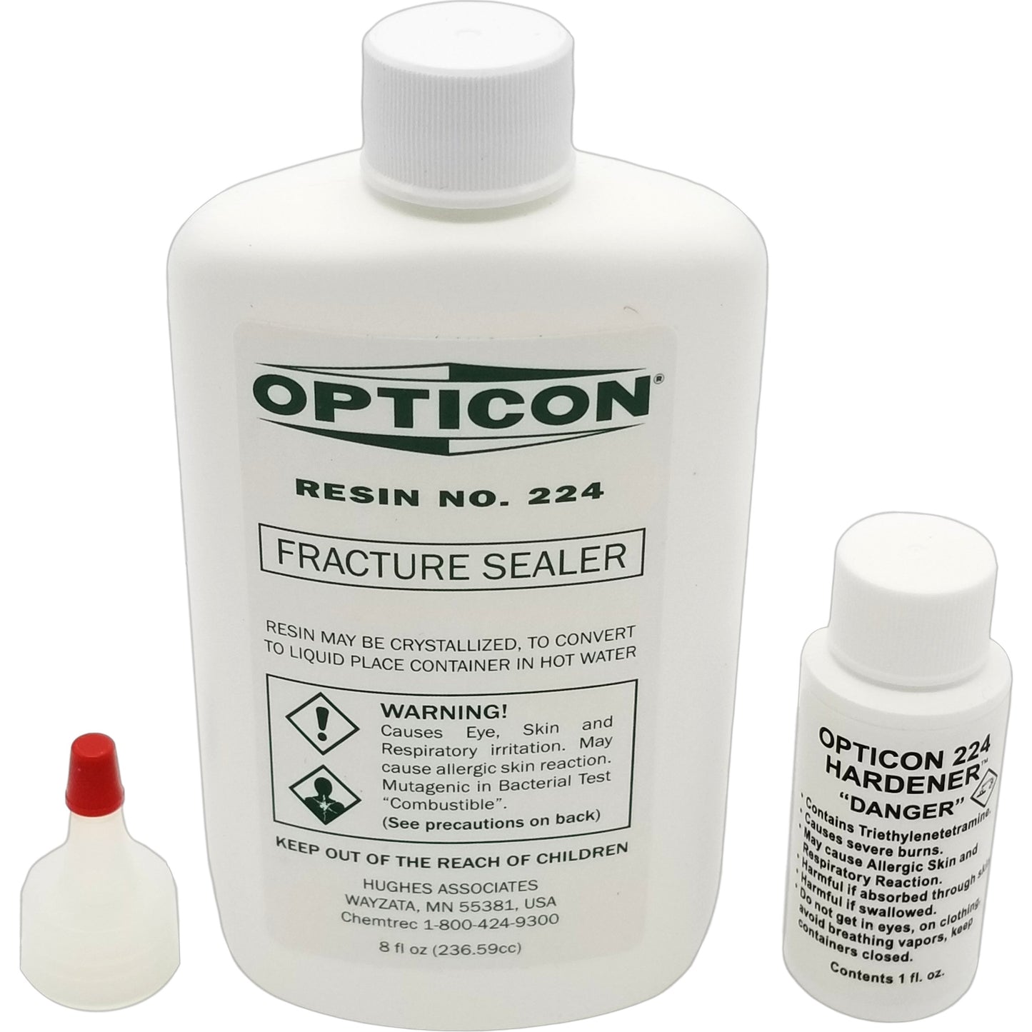 Opticon Fracture Sealer & Hardener Lapidary Cabochon Kit 5 Pcs