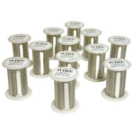Wire Silver Plated 24g 329M 12Pcs