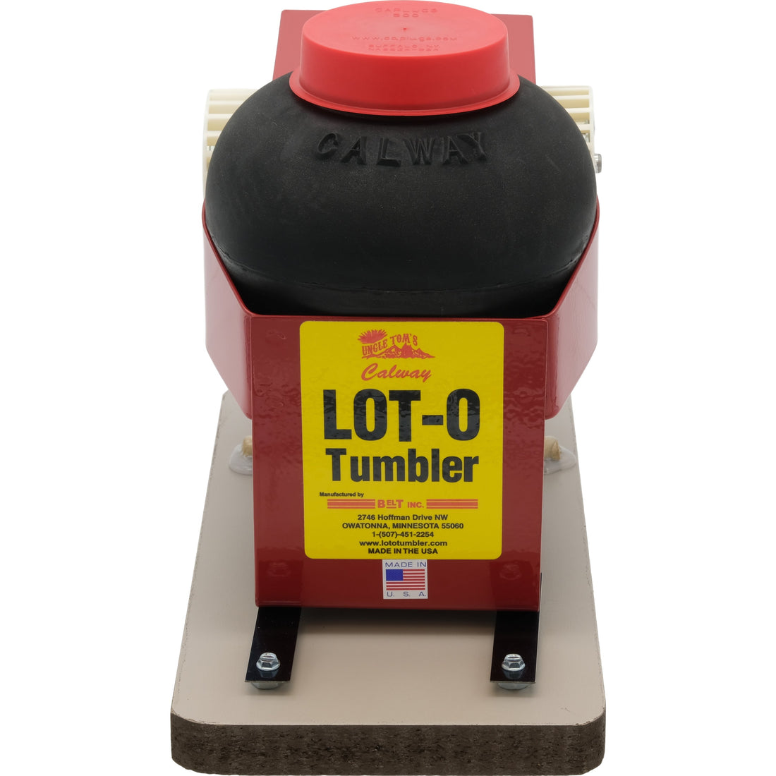 LotO Tumbler Single Barrel Vibrating Rock Polishing Tumbler FindingKing
