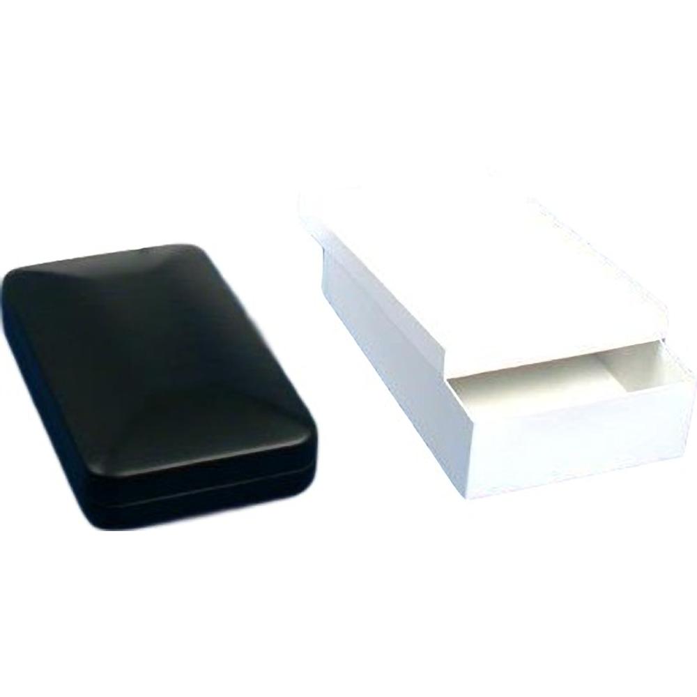 12 Black Leather Pearl Necklace Gift Boxes Displays